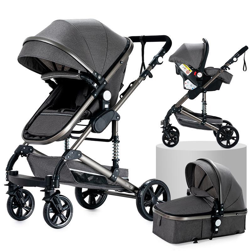 Poussette 3 en 1 – Poussette, Landau et Siège Auto - Coozybee 