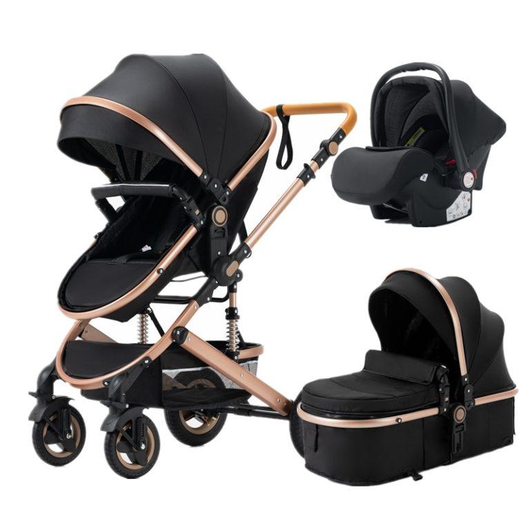 Poussette 3 en 1 – Poussette, Landau et Siège Auto - Coozybee 